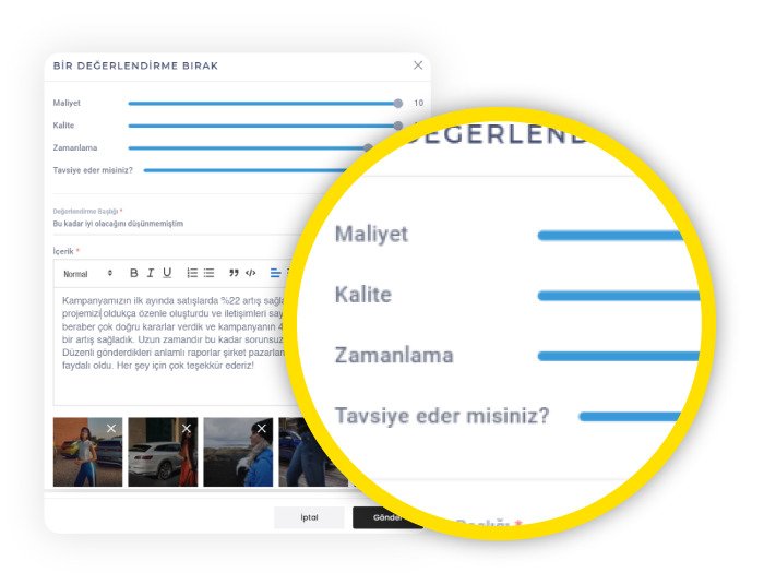 Ajansara degerlendirme +70 en i̇yi ajanstan teklif al! Ajansara